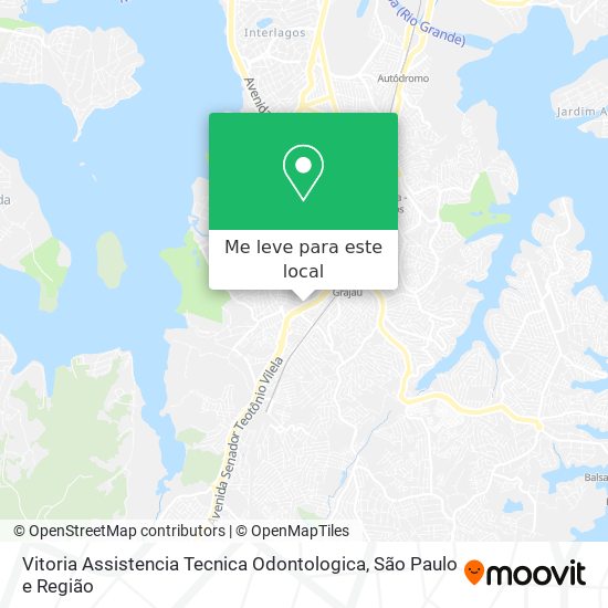 Vitoria Assistencia Tecnica Odontologica mapa