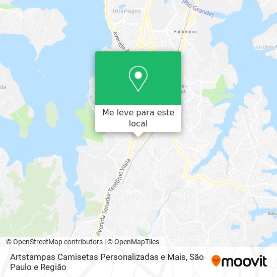 Artstampas Camisetas Personalizadas e Mais mapa