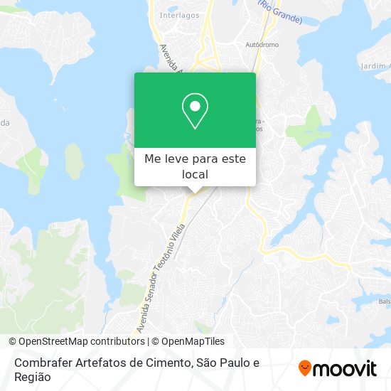 Combrafer Artefatos de Cimento mapa