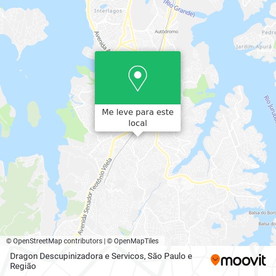 Dragon Descupinizadora e Servicos mapa