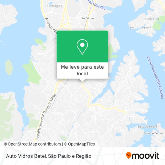 Auto Vidros Betel mapa