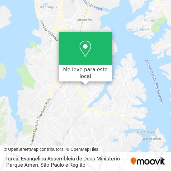 Igreja Evangelica Assembleia de Deus Ministerio Parque Ameri mapa