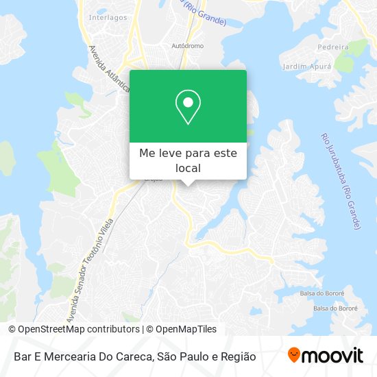 Bar E Mercearia Do Careca mapa