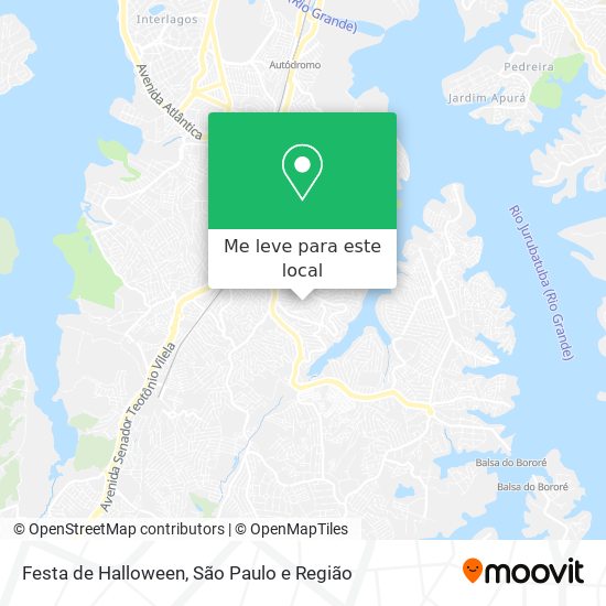 Festa de Halloween mapa