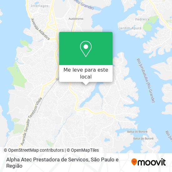 Alpha Atec Prestadora de Servicos mapa