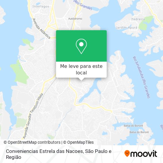 Conveniencias Estrela das Nacoes mapa