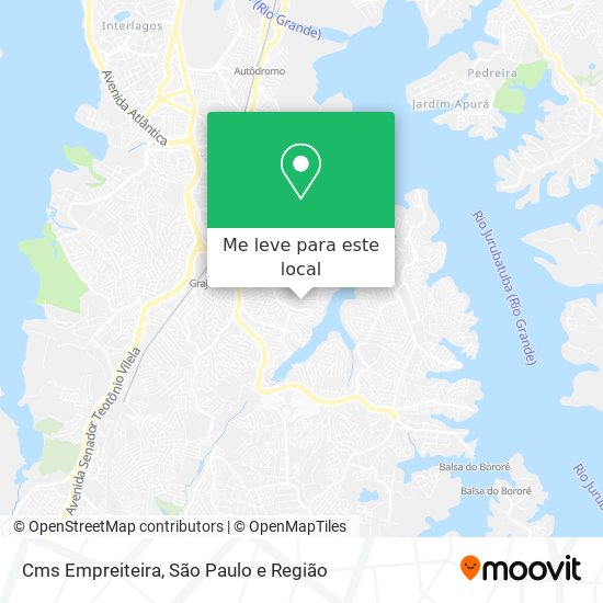 Cms Empreiteira mapa