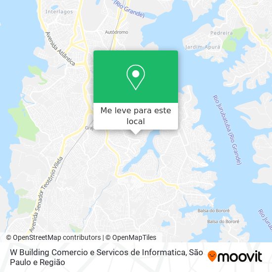 W Building Comercio e Servicos de Informatica mapa