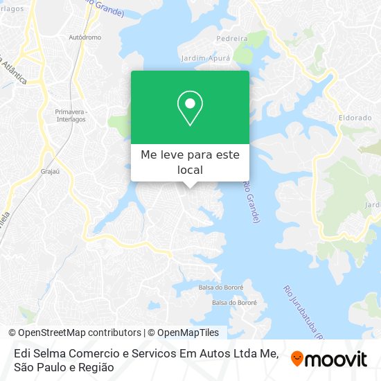 Edi Selma Comercio e Servicos Em Autos Ltda Me mapa