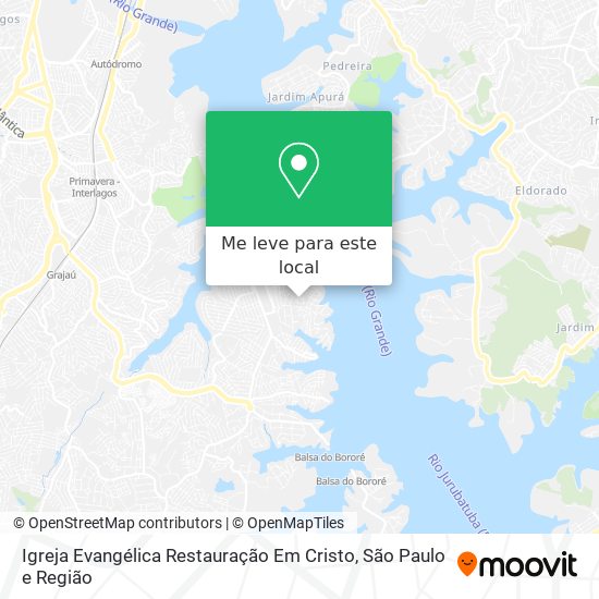 Igreja Evangélica Restauração Em Cristo mapa