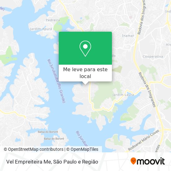 Vel Empreiteira Me mapa