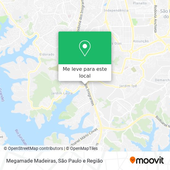 Megamade Madeiras mapa