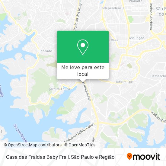Casa das Fraldas Baby Frall mapa