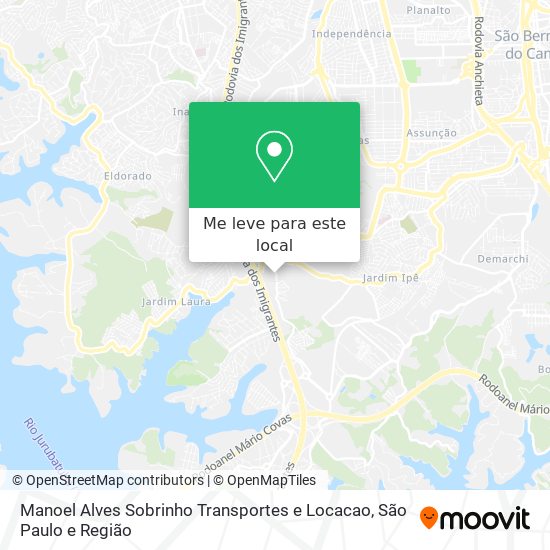 Manoel Alves Sobrinho Transportes e Locacao mapa