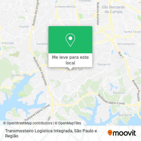 Transmosteiro Logistica Integrada mapa