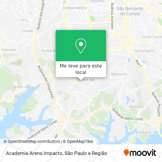 Academia Arena Impacto mapa