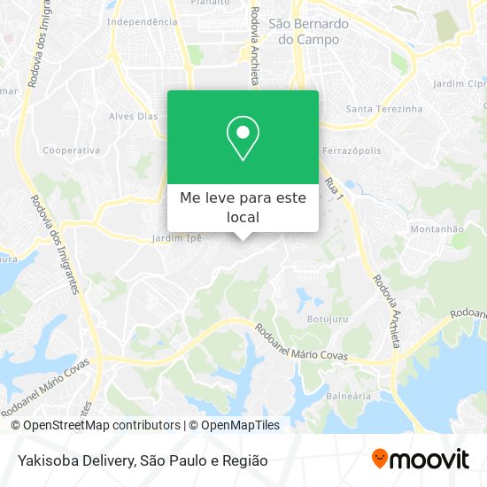 Yakisoba Delivery mapa