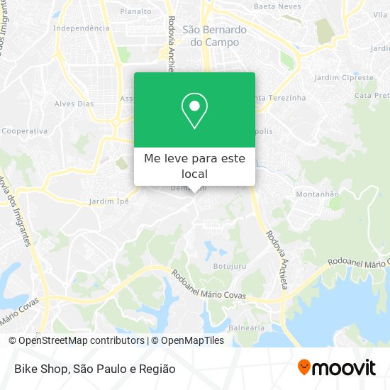 Bike Shop mapa