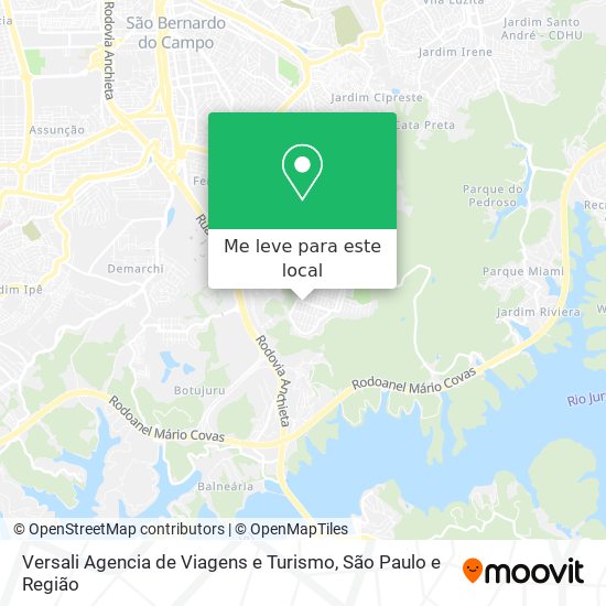 Versali Agencia de Viagens e Turismo mapa