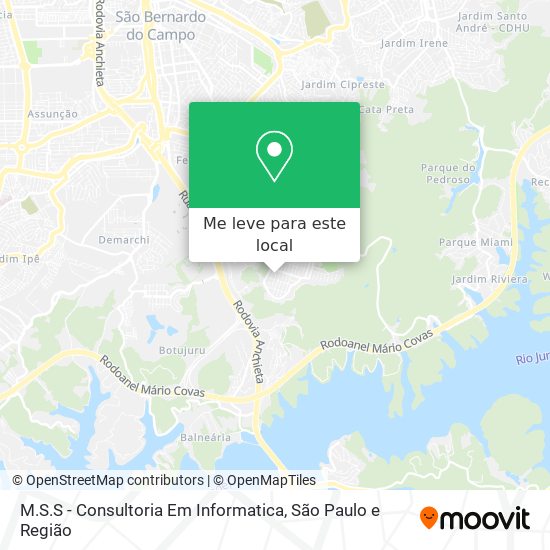 M.S.S - Consultoria Em Informatica mapa