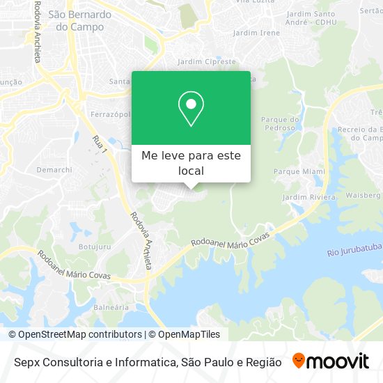 Sepx Consultoria e Informatica mapa