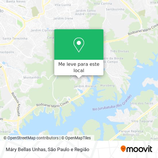 Máry Bellas Unhas mapa