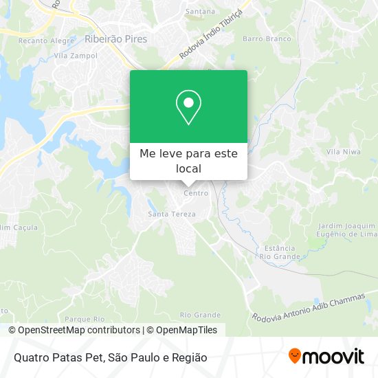 Quatro Patas Pet mapa