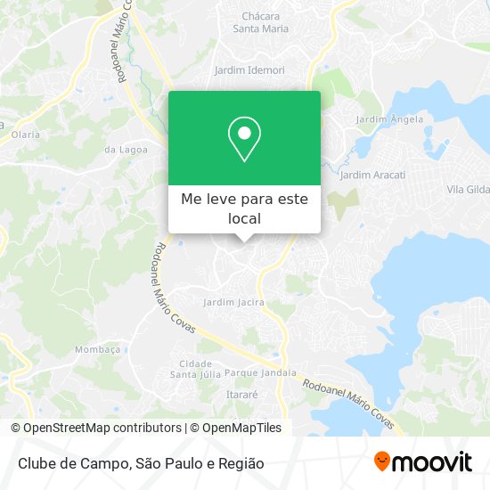 Clube de Campo mapa