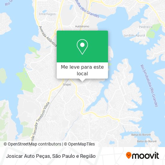 Josicar Auto Peças mapa