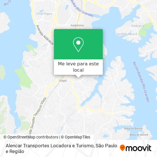Alencar Transportes Locadora e Turismo mapa