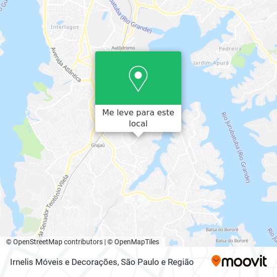 Irnelis Móveis e Decorações mapa