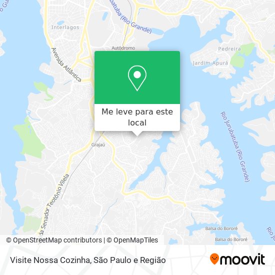 Visite Nossa Cozinha mapa