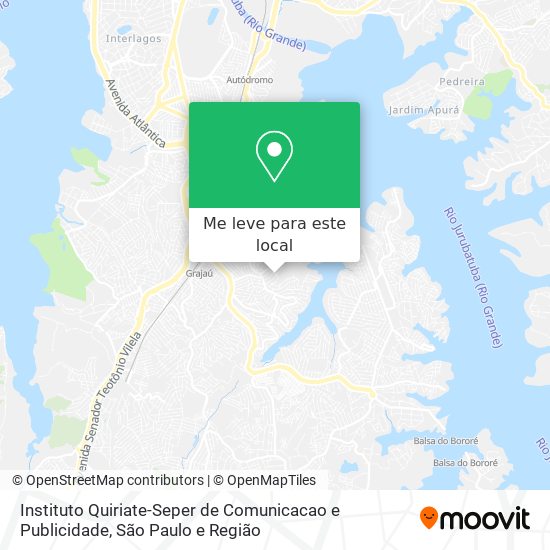 Instituto Quiriate-Seper de Comunicacao e Publicidade mapa