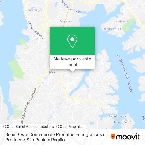 Beau Geste Comercio de Produtos Fonograficos e Producoe mapa