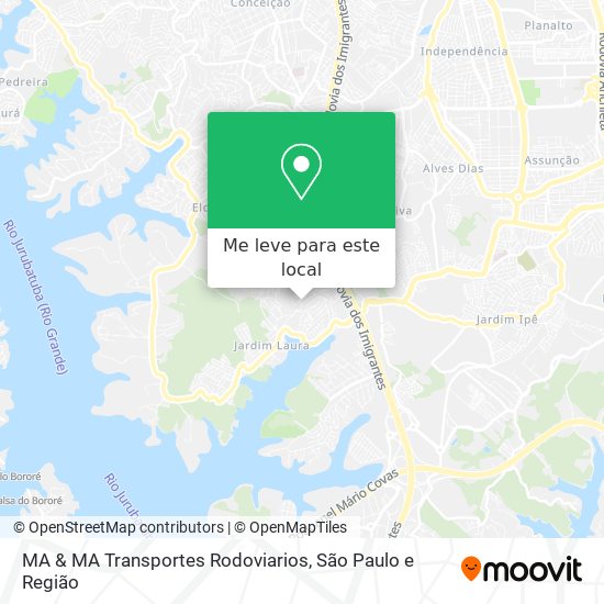 MA & MA Transportes Rodoviarios mapa