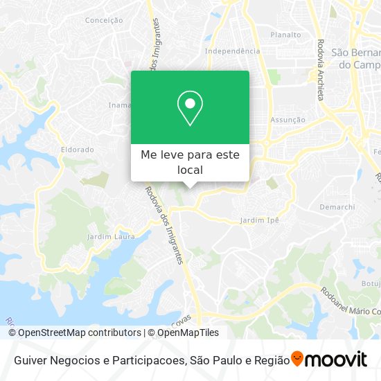 Guiver Negocios e Participacoes mapa