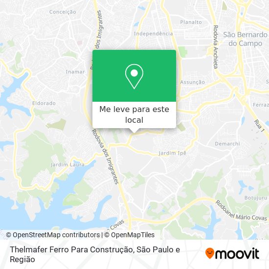 Thelmafer Ferro Para Construção mapa