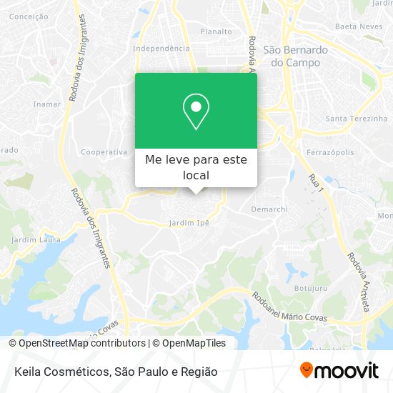 Keila Cosméticos mapa