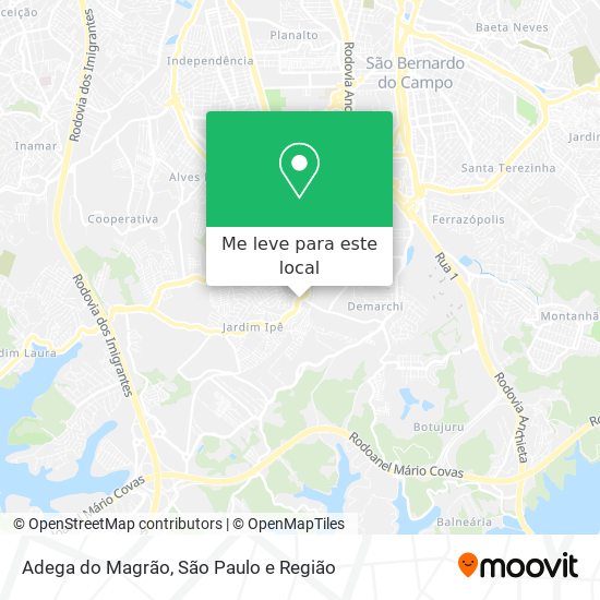 Adega do Magrão mapa