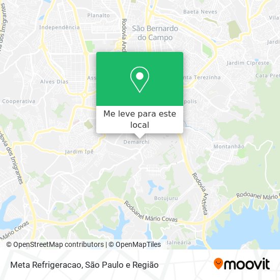 Meta Refrigeracao mapa