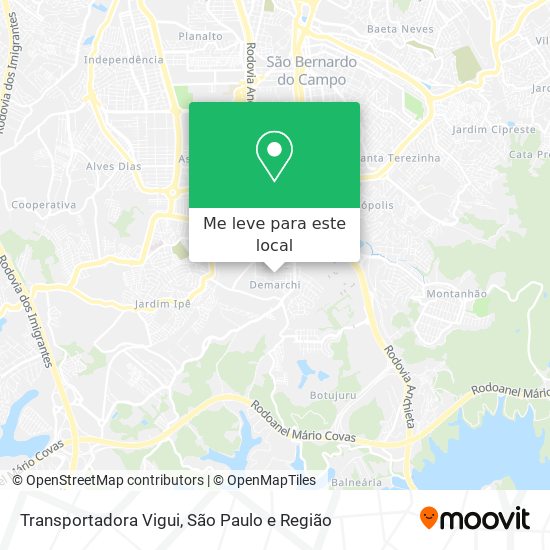 Transportadora Vigui mapa