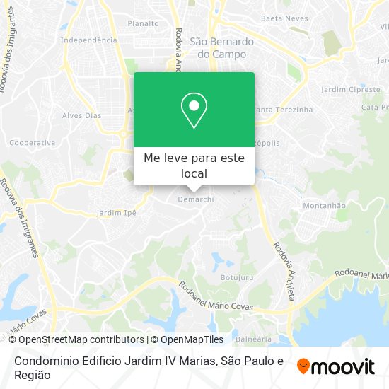 Condominio Edificio Jardim IV Marias mapa