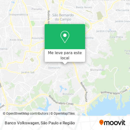 Banco Volkswagen mapa