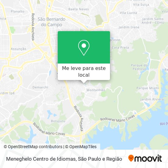 Meneghelo Centro de Idiomas mapa