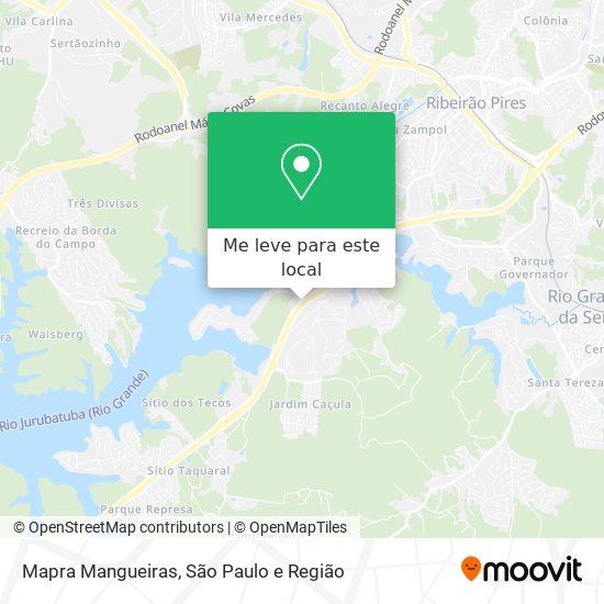 Mapra Mangueiras mapa