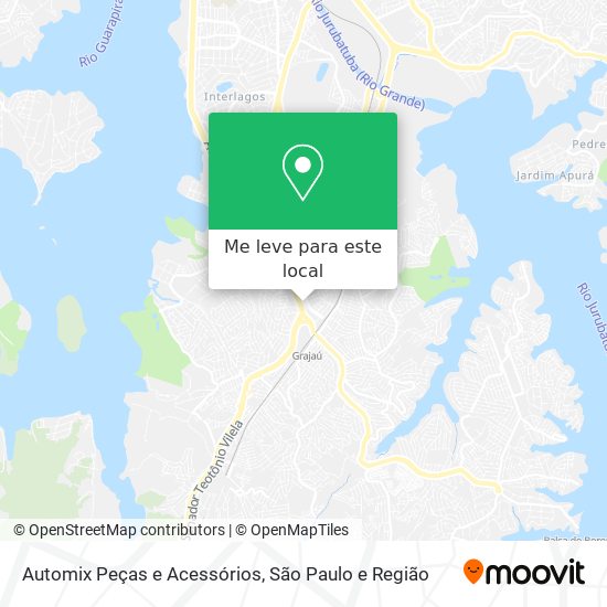 Automix Peças e Acessórios mapa