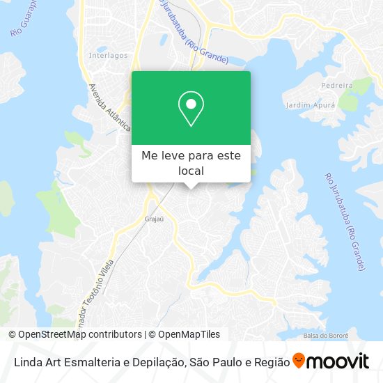Linda Art Esmalteria e Depilação mapa