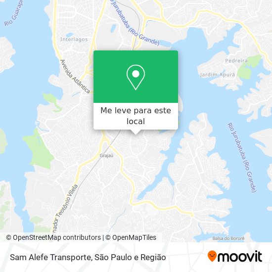 Sam Alefe Transporte mapa