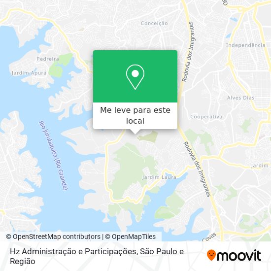 Hz Administração e Participações mapa