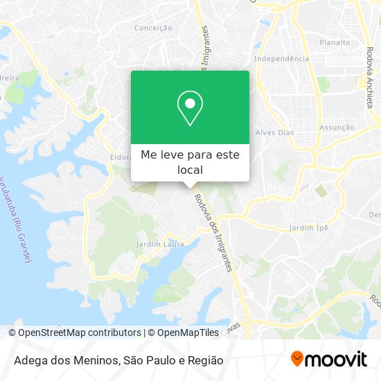 Adega dos Meninos mapa